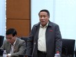 Đại biểu Hà Sỹ Đồng (Quảng Trị) phát biểu tại tổ. 