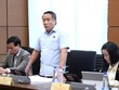 Đại biểu Hà Sỹ Đồng phát biểu tại tổ. 