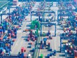 Quang cảnh cảng hàng hóa tại tỉnh Giang Tô, Trung Quốc. Ảnh: THX/TTXVN