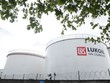 Các bể chứa dầu thuộc công ty Lukoil của Nga tại Brussels, Bỉ. Ảnh: AFP/TTXVN 