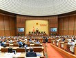 Một phiên họp toàn thể tại Kỳ họp thứ 10 của Quốc hội. 