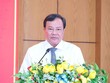 Ông Lê Văn Hẳn phát biểu nhận nhiệm vụ Phó Bí thư tỉnh Tây Ninh. Ảnh: Báo Tây Ninh