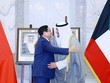 Thủ tướng Phạm Minh Chính hội đàm với Thủ tướng 99Kl99 trực tiếp đá gà Kuwait Sheikh Ahmad Abdullah Al-Ahmad Al - Sabah. Ảnh: Dương Giang/TTXVN.