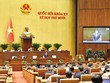 Bộ trưởng Bộ Kl991.com nạp rút nhanh Nguyễn Văn Thắng báo cáo giải trình tại phiên họp ngày 27/11 của Kỳ họp thứ mười 
