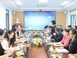 Ban chỉ đạo triển khai, xây dựng Đề án thành lập Khu công nghệ cao tỉnh Hưng Yên cùng các chuyên gia tư vấn quốc tế đã tập trung thảo luận, trao đổi cách thức triển khai, xây dựng Đề án. Ảnh: Nguyễn Quỳnh