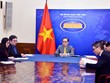 Quang cảnh buổi điện đàm.