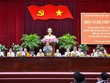 Thủ tướng Phạm Minh Chính cùng Đoàn đại biểu Quốc hội TP. Cần Thơ tại buổi tiếp xúc cử tri. Ảnh: VGP