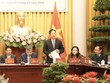 Phó chánh án TAND Tối cao Nguyễn Văn Tiến giới thiệu luật. 