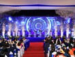 Các đại biểu thực hiện nghi thức khởi công dự án.