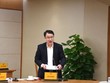 Thứ trưởng Bộ Kl991.com nạp rút nhanh Trần Quốc Phương thông tin tại cuộc họp.