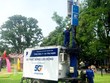 Trạm phát sóng BTS lưu động của Vinaphone.