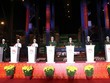 Nghi thức phát lệnh làm hàng đầu Xuân Bính Ngọ tại cảng Cát Lái - Ảnh: L.Q