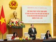 Chủ tịch Quốc hội, Chủ tịch Hội đồng Bầu cử quốc gia Trần Thanh Mẫn phát biểu tại Hội nghị - Ảnh PT. 