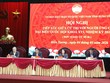 Các ứng cử viên đại biểu Quốc hội khóa XVI tại hội nghị tiếp xúc cử tri.