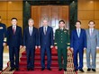 Tổng Bí thư Tô Lâm tiếp Bộ trưởng Ngoại giao, Bộ trưởng Quốc phòng và Bộ trưởng Công an Trung Quốc nhân dịp sang dự Hội nghị lần thứ nhất về cơ chế đối thoại chiến lược “3+3” cấp Bộ trưởng Việt Nam-Trung Quốc. (Ảnh: ĐĂNG KHOA)