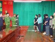Các đối tượng bị khởi tố trong vụ án. Ảnh: CABN
