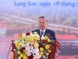 Tổng Bí thư Tô Lâm phát biểu chỉ đạo tại Lễ khởi công, động thổ đồng loạt các trường nội trú liên cấp vùng biên giai đoạn 2. Ảnh: VGP.