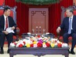 Tổng Bí thư Tô Lâm tiếp Thượng tướng Vanthong Kongmany, Bí thư Trung ương Đảng, Bộ trưởng Công an Lào. (Ảnh: TTXVN)
