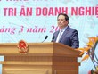 Thủ tướng Phạm Minh Chính: Chúng ta phải vươn xa ra biển lớn, khai thác 7 tầng năng lượng của biển; bay cao lên vũ trụ; tiến sâu vào lòng đất để khai thác không gian ngầm - Ảnh VGP.