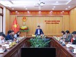Phó chủ tịch UBND tỉnh Đinh Văn Tuấn (giữa) giao Sở Văn hóa, Thể thao và Du lịch chủ trì xây dựng tổng thể, hình thành cơ sở dữ liệu du lịch của địa phương. Ảnh: Xuân Anh