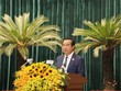 Ông Nguyễn Văn Được tái đắc cử Chủ tịch UBND Thành phố nhiệm kỳ 2026 - 2031. Ảnh: Trọng Tín.