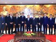 Các đại biểu tham dự buổi tiếp. Ảnh: Lê Hải
