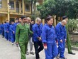 Các đối tượng bị bắt giữ trong đường dây lừa đảo, tổ chức đánh bạc với giao dịch lên tới hơn 9.300 tỷ đồng. Ảnh: CAHY