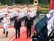 Lễ đón trọng thể Thủ tướng Robert Fico. Ảnh: Đức Thanh.