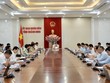 Ông Bùi Văn Khắng, Chủ tịch UBND tỉnh Quảng Ninh chủ trì cuộc họp. Ảnh: Đỗ Phương