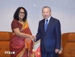 Tổng Bí thư, Chủ tịch nước Tô Lâm hội kiến Thủ tướng Sri Lanka Harini Amarasuriya. (Ảnh: Thống Nhất/TTXVN)