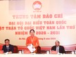 Phó Chủ tịch - Tổng Thư ký Hà Thị Nga phát biểu tại buổi họp báo. Ảnh: Quang Vinh.