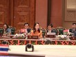 Thứ trưởng Bộ Ngoại giao Việt Nam Nguyễn Minh Hằng phát biểu tại hội nghị. Ảnh: Ngọc Thúy/TTXVN