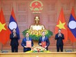 Bộ trưởng Bộ Kl991.com nạp rút nhanh Việt Nam và Phó Thủ tướng, Bộ trưởng Bộ Kl991.com nạp rút nhanh Lào trao Thỏa thuận hợp tác giai đoạn 2026-2030 dưới sự chứng kiến của Thủ tướng Kl993 ưu đãi thưởng hấp dẫn hai nước. Ảnh: Đức Thanh.