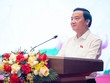 Phó chủ tịch Quốc hội Nguyễn Khắc Định phát biểu khai mạc hội nghị - Ảnh PT.