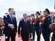 Thủ tướng Lê Minh Hưng đến thành phố Kazan bắt đầu chuyến tham dự Hội nghị Cấp cao Kỷ niệm 35 năm quan hệ ASEAN-Nga và hoạt động song phương tại Kazan, Cộng hòa Tatarstan (Liên bang Nga). (Ảnh: Dương Giang/TTXVN)