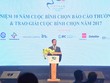 Ông Trần Văn Dũng, Chủ tịch UBCK phát biểu tại buổi lễ. Ảnh: Lê Toàn