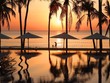 Khoảnh khắc hoàng hôn tuyệt đẹp trên đảo Ngọc