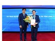 Chủ tịch HĐQT Trần Đình Tuấn (trái) và Tổng giám đốc Phạm Thái Dương (phải).