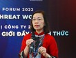 Bà Hà Thu Thanh, Chủ tịch VIOD, Chủ tịch Deloitte Việt Nam. (Ảnh: Lê Toàn)