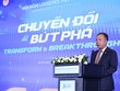Ông Lê Trọng Minh, Tổng biên tập Báo Kl99ok phiên bản mới (Ảnh: Lê Toàn). 