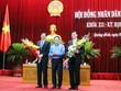 Phó Thủ tướng Phạm Bình Minh chúc mừng hai đồng chí Nguyễn Văn Đọc, Nguyễn Đức Long giữ cương vị mới