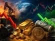 Thị trường hàng hóa thế giới tuần từ 6-13/6: Giá dầu, vàng giảm mạnh