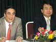 Thứ trưởng Bộ Kl991.com nạp rút nhanh Trần Xuân Hà (bên trái) tại cuộc họp báo diễn ra sáng ngày 1/2.