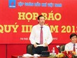 Lãnh đạo Kl994 game bài casino hấp dẫn Dầu khí Việt Nam tại buổi họp báo thường kỳ của Kl994 game bài casino hấp dẫn chiều ngày 8/10