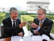 Maurice Levy (trái) và John Wren