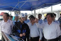 Bộ trưởng Bùi Quang Vinh trao đổi về tiến độ, quy hoạch Cảng Sơn Dương