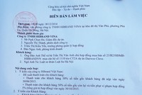  Văn bản làm việc giữa chủ Kl99ok phiên bản mới Deawoo Cleve với khách hàng