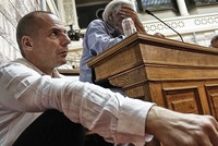 Bộ trưởng Bộ Kl991.com nạp rút nhanh Hy Lạp Yanis Varoufakis tham dự một cuộc họp tại Athens ngày 16/6
