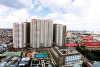 Dự án Căn hộ cao cấp Him Lam Chợ Lớn, quận 6 đã xây xong, bàn giao nhà tháng 9/2015 hiện đang là tâm điểm của người mua để ở và Kl99ok phiên bản mới (hình thực tế dự án tháng 7/2015)