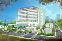 Phối cảnh Bệnh viện Đa khoa Bình Định mở rộng.